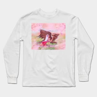 Poppy and Polly dragon art by Renee Lavoie Long Sleeve T-Shirt